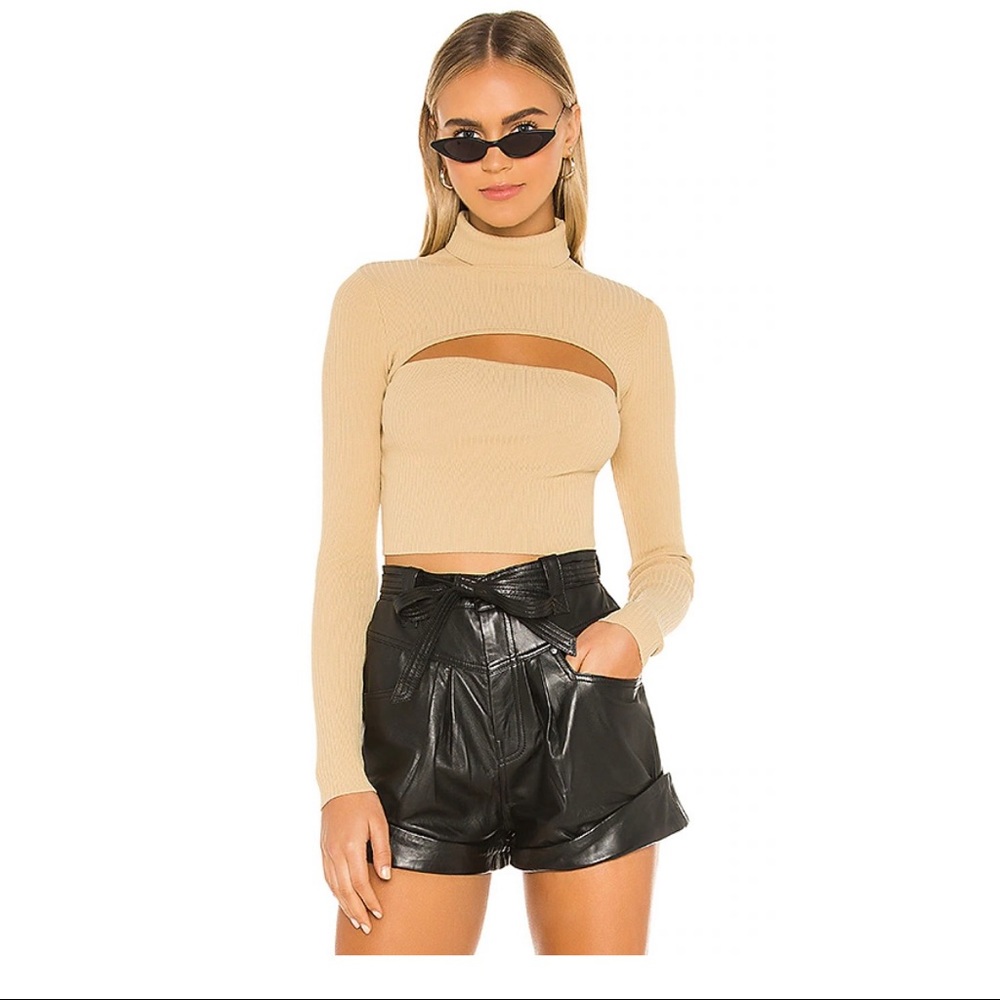 Superdown Tasha Cut Out Sweater